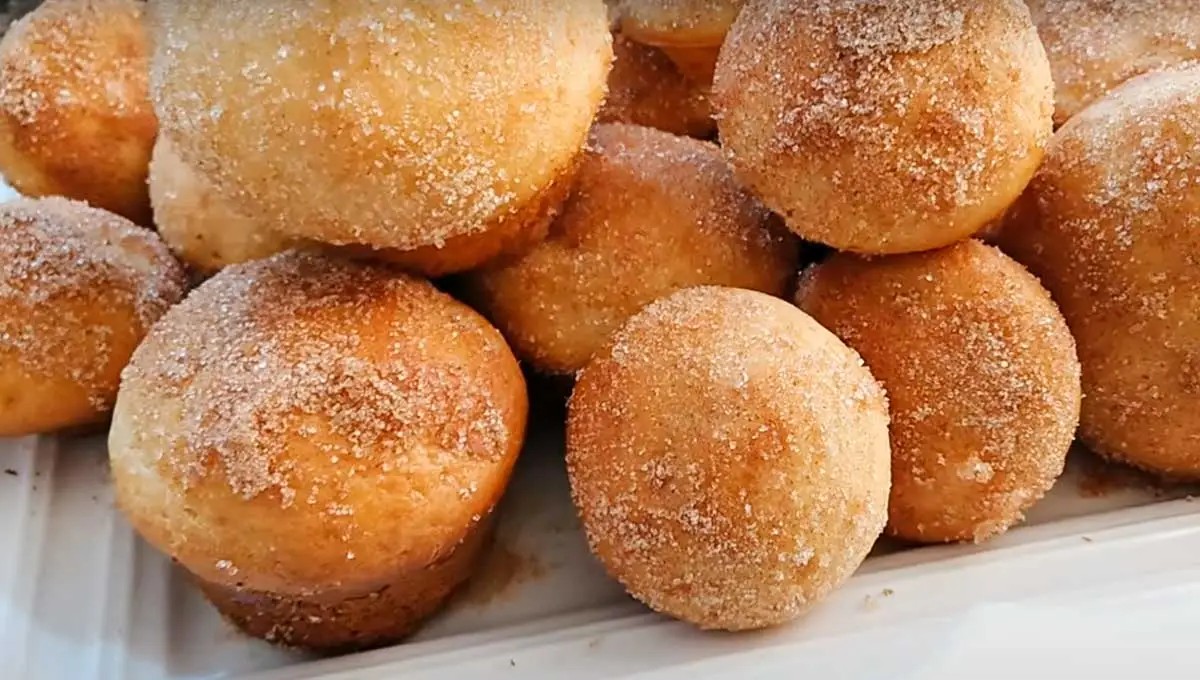 bolinho de chuva assado