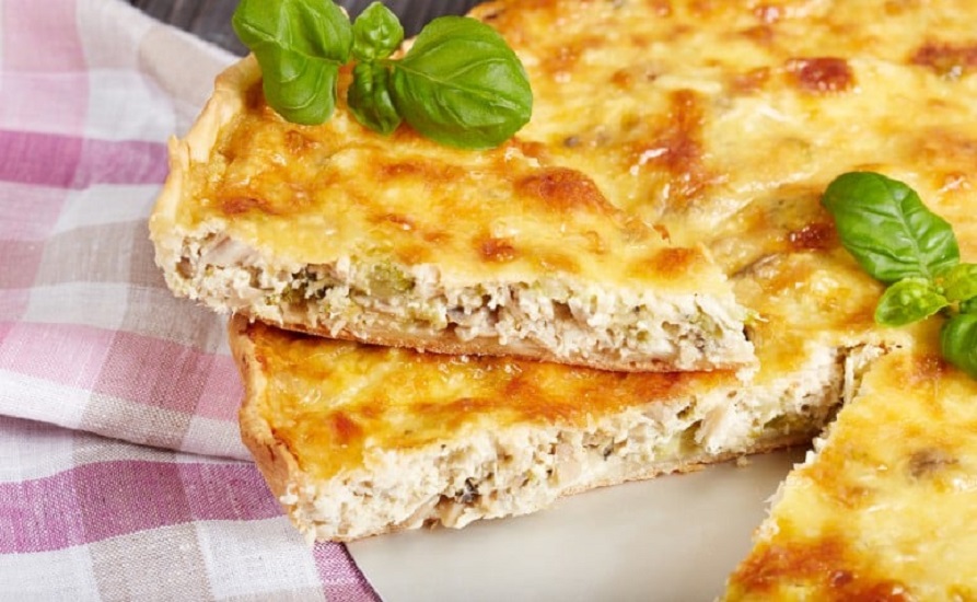 Torta salgada low carb