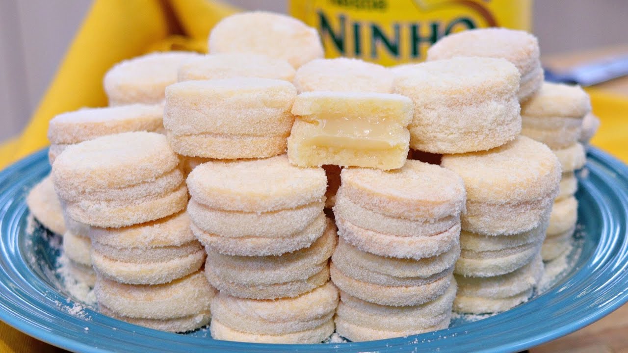 Bolachinha Amanteigada de Leite Ninho