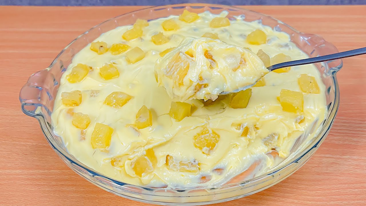 Doce de Abacaxi no Creme