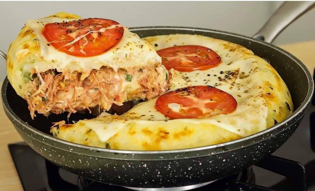 Lanchão de Frango na Frigideira