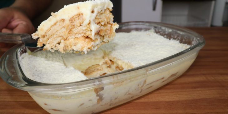 Pavê de bolacha maizena