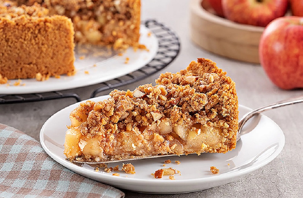 Torta de Maçã Crocante