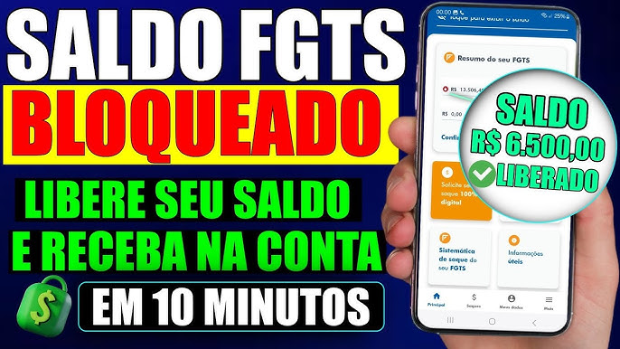sacar o FGTS bloqueado